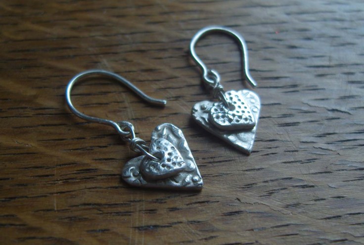 heart earrings