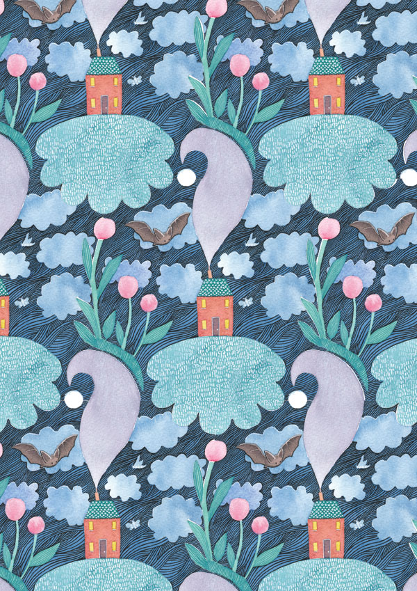 ML-pattern-bat-and-moon